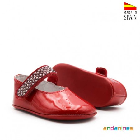 Merceditas piel charol bebé