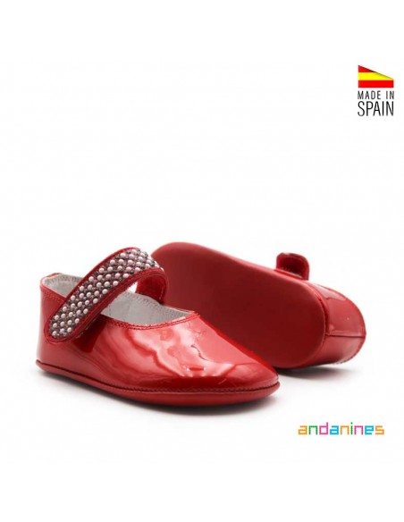 Merceditas piel charol bebé