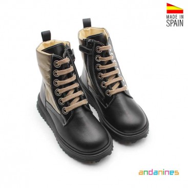 botines negros Andanines