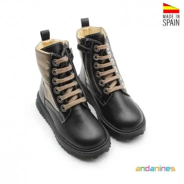 botines negros Andanines