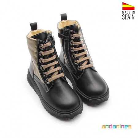 botines negros Andanines
