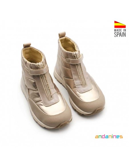 botines deportivos niña piel