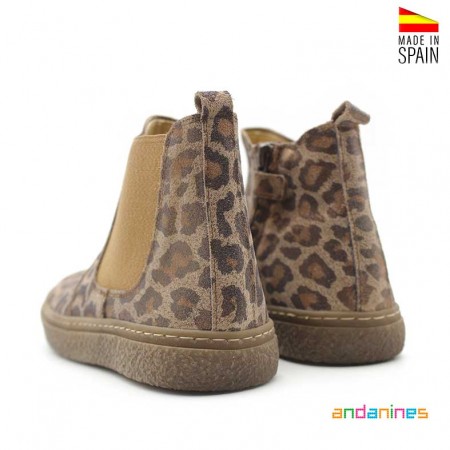 Botines Leopardo Niña