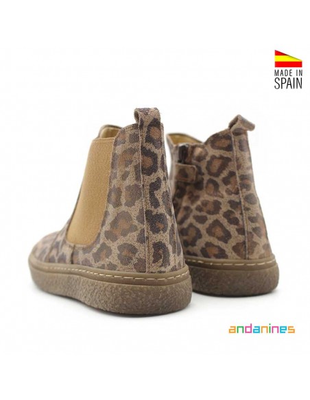 Botines Leopardo Niña
