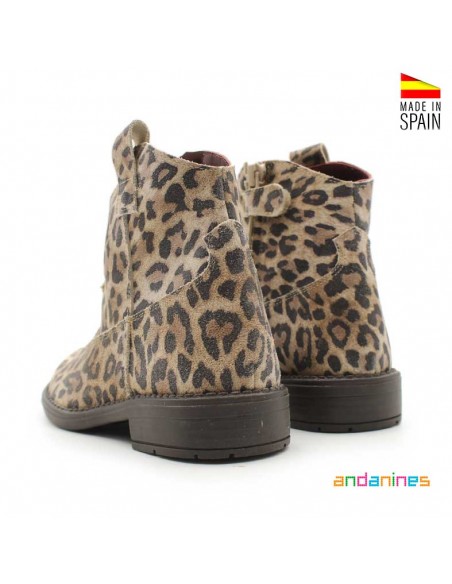 Botas Serraje Leopardo