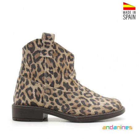 Botines Leopardo Niña