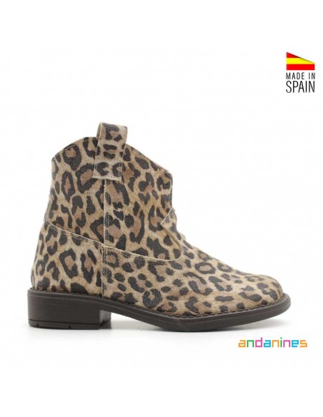 Botines Leopardo Niña