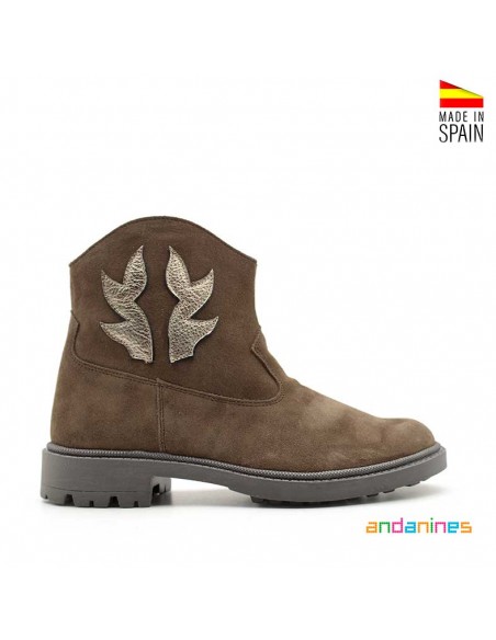 Botines Niña Marrón
