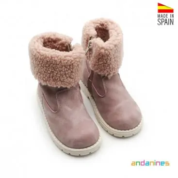 Botas rosa invierno