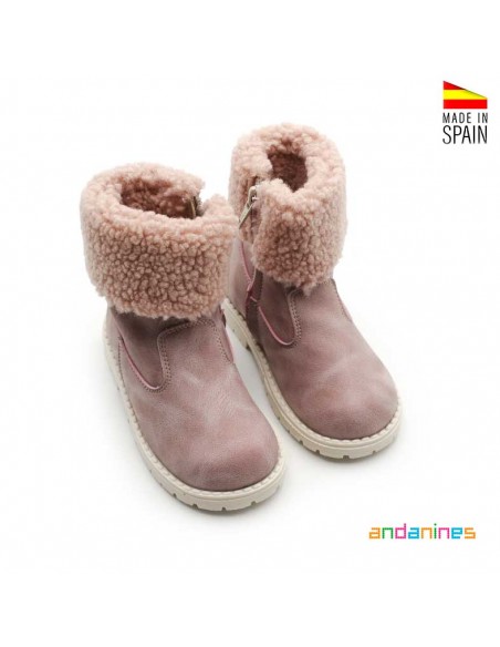 Botas rosa invierno