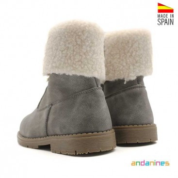 Botas niña borreguito