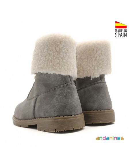 Botas niña borreguito