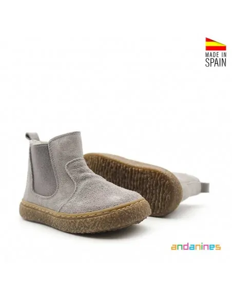 Botines grises niña