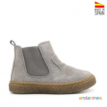 Botines niño serraje