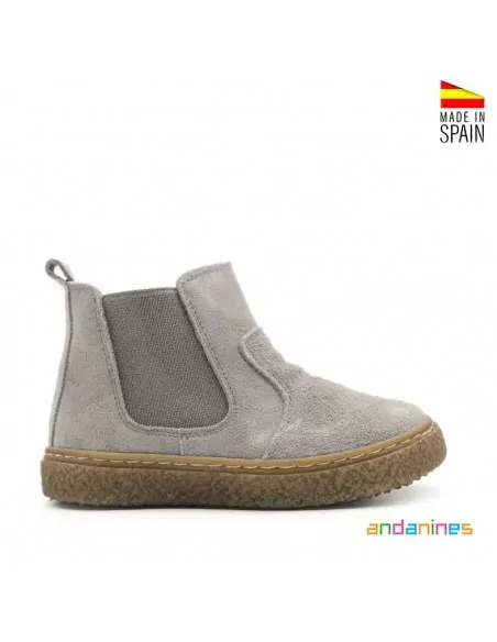 Botines niño serraje