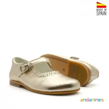 Zapatos dorados ceremonia