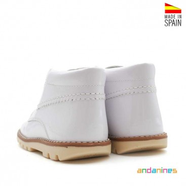Botas vestir blancas niño