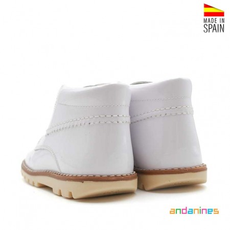 Botas vestir blancas niño