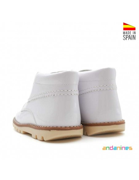 Botas vestir blancas niño