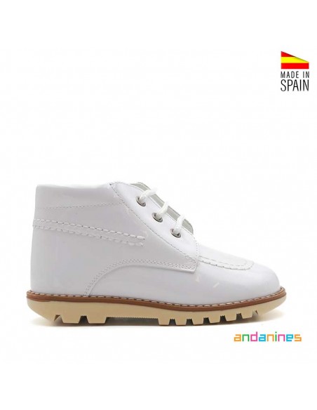 Botines charol niño