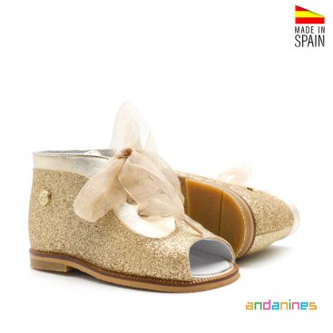Sandalias bebé glitter