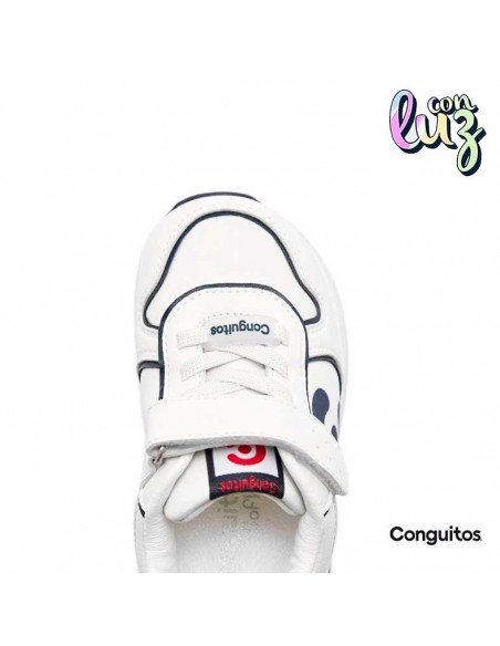 Zapatillas blancas niño Conguitos
