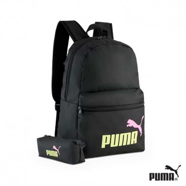 Mochilas Puma Phase negras con estuche