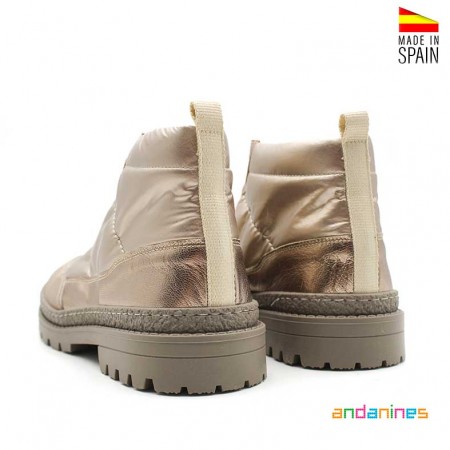 botines acolchados niña