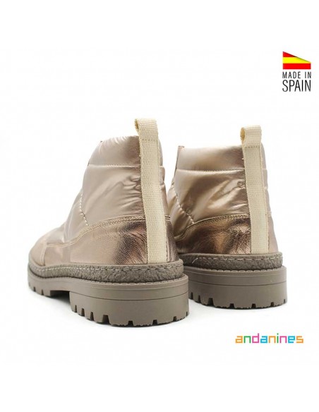 botines acolchados niña