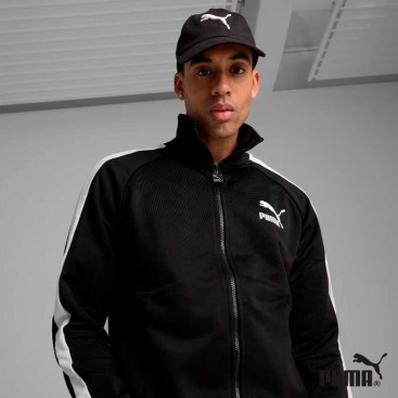 gorra negra puma hombre​