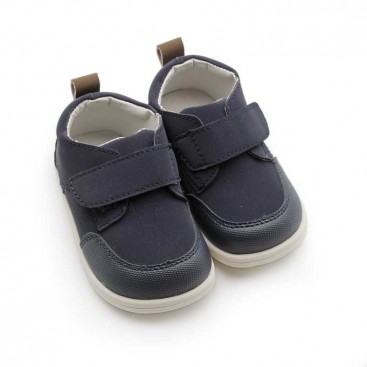 zapato bebé azul marino