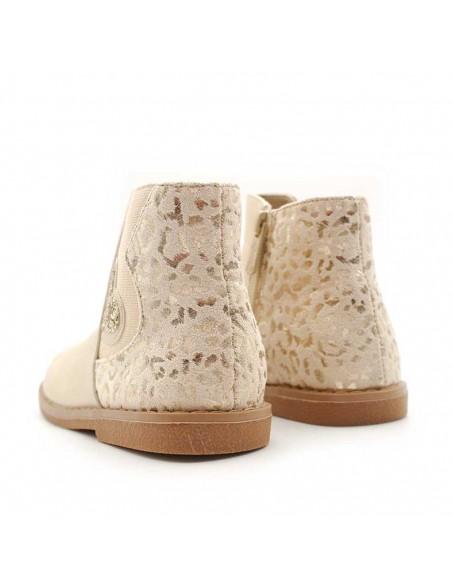 botines dorados para niñas​