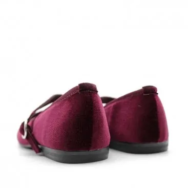 zapatos niña burdeos