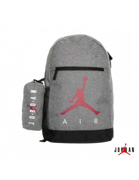 mochila jordan gris
