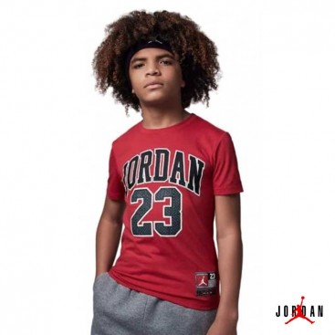Camiseta Jordan Infantil Roja