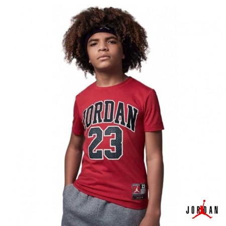 Camiseta Jordan Infantil Roja