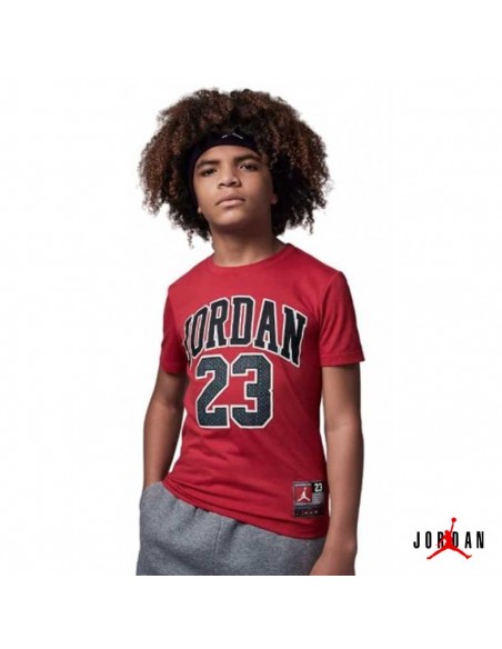 Camiseta Jordan Infantil Roja