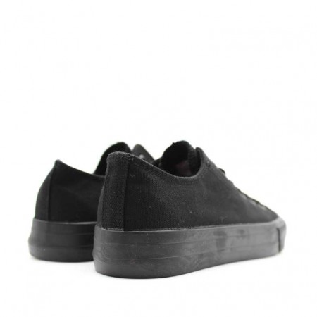 zapatillas negras lona