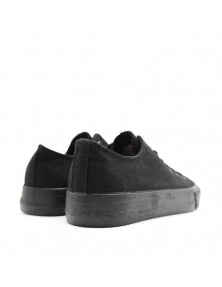 zapatillas negras lona