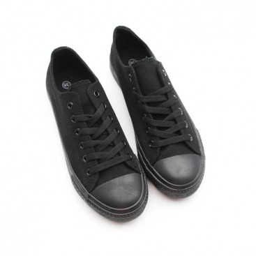 Zapatilla Negra lona