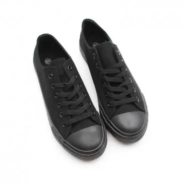 Zapatilla Negra lona