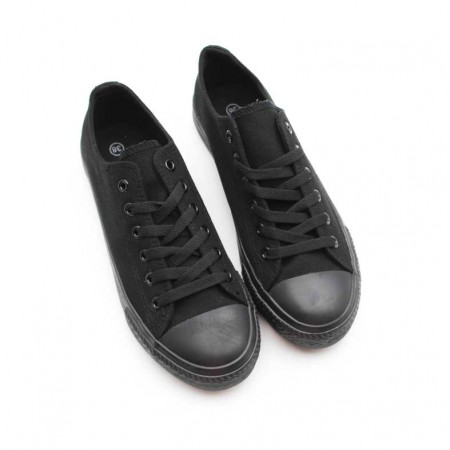 Zapatilla Negra lona