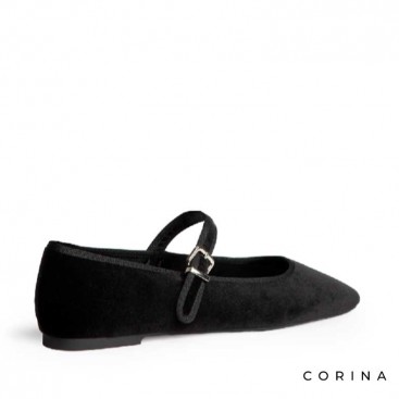 Bailarinas Mary Jane negras