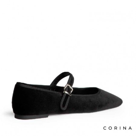 Bailarinas Mary Jane negras