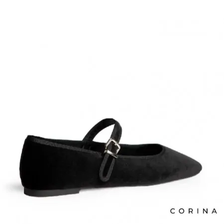 Bailarinas Mary Jane negras