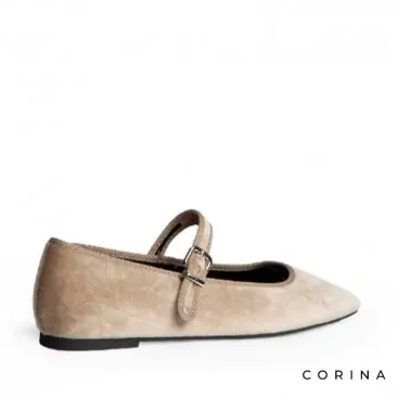 Mary Jane beige mujer