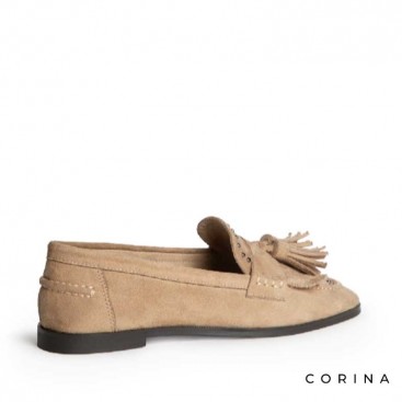 Mocasin clásico beige