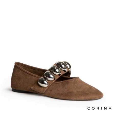 Bailarinas elegantes marrón