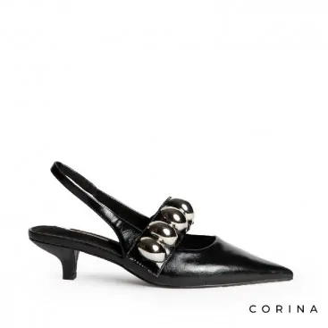 zapatos slingback negros