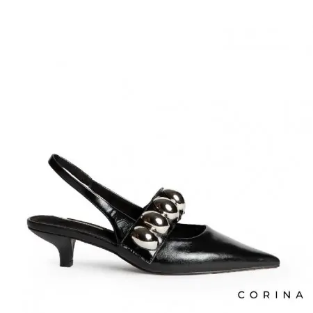 zapatos slingback negros